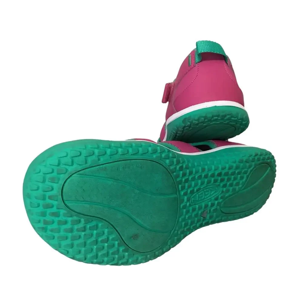 Keen Stingray water sandals Very Berry and Peacock Green size 7 youth